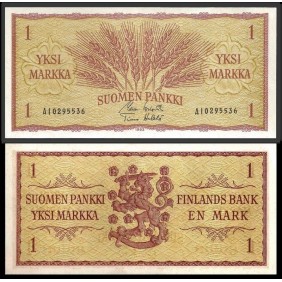 FINLAND 1 Markkaa 1963