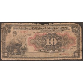 BRAZIL 10 Mil Reis 1912