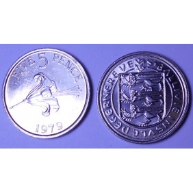GUERNSEY 5 Pence 1979