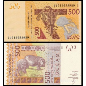 TOGO (W.A.S.) 500 Francs 2014