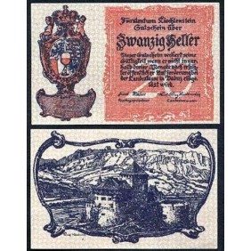 LIECHTENSTEIN 20 Heller 1920