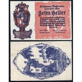 LIECHTENSTEIN 10 Heller 1920