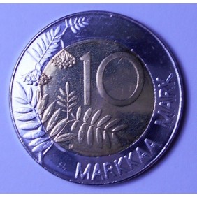 FINLAND 10 Markkaa 2000...