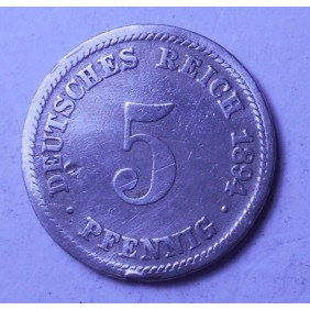 GERMANY EMPIRE 5 Pfennig...