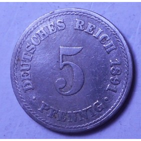 GERMANY EMPIRE 5 Pfennig...