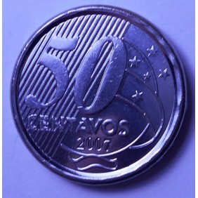 BRAZIL 50 Centavos 2007