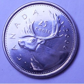CANADA 25 Cents 2006 P