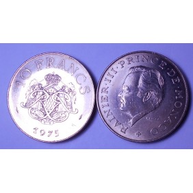 MONACO 10 Francs 1975...