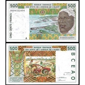 IVORY COAST (W.A.S.) 500...