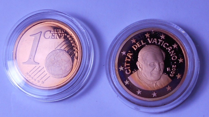 VATICANO 1 Euro Cent 2009