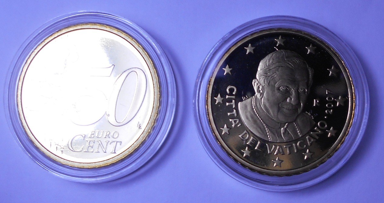 Vaticano 50 Euro Cent 2007 Proof