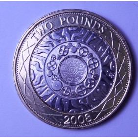 GREAT BRITAIN 2 Pounds 2008...