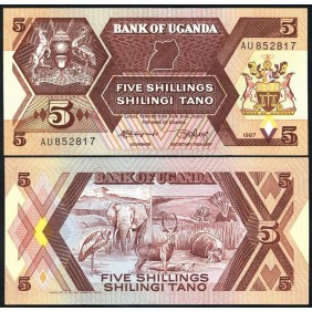 UGANDA 5 Shillings 1987