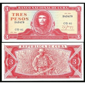 CUBA 3 Pesos 1988