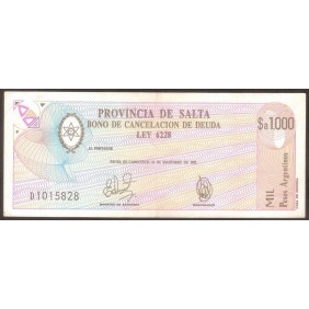 ARGENTINA Salta 1000 Pesos...