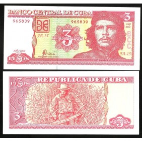 CUBA 3 Pesos 2004