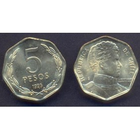 CHILE 5 Pesos 1995