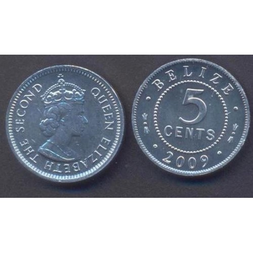 BELIZE 5 Cents 2009