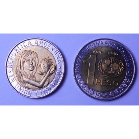 ARGENTINA 1 Peso 1996...