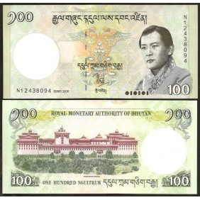 BHUTAN 100 Ngultrum 2006