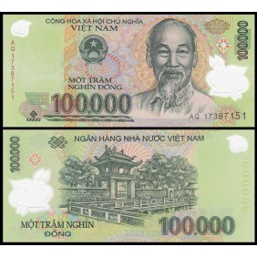 VIET NAM 100.000 Dong 2017...