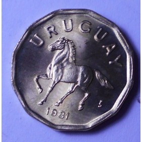 URUGUAY 10 Centesimos 1981