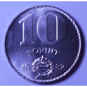 HUNGARY 10 Forint 1982