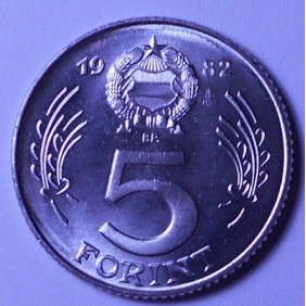 HUNGARY 5 Forint 1982