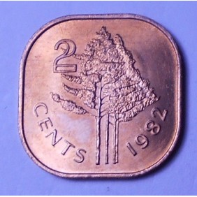 SWAZILAND 2 Cents 1982
