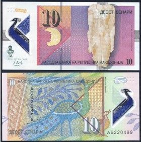 MACEDONIA 10 Denari 2018...