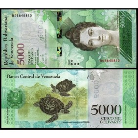 VENEZUELA 5000 Bolivares...