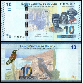 BOLIVIA 10 Bolivianos 2018