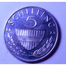 AUSTRIA 5 Schilling 1978 PROOF