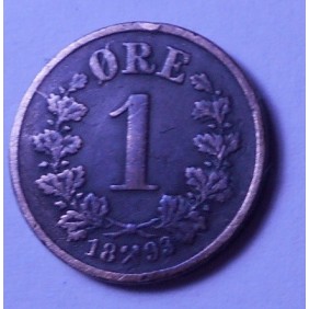 NORWAY 1 Ore 1893