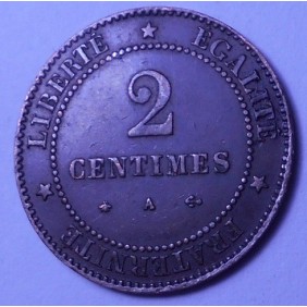 FRANCE 2 Centimes 1877 A
