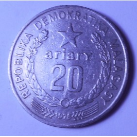 MADAGASCAR 20 Ariary 1978 FAO