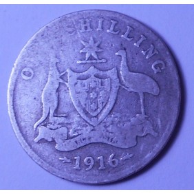 AUSTRALIA 1 Shilling 1916 AG