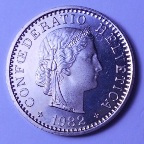 SWITZERLAND 20 Rappen 1982