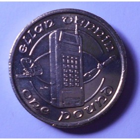 ISLE OF MAN 1 Pound 1988 AA...