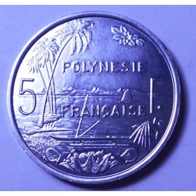 FRENCH POLYNESIA 5 Francs 1986