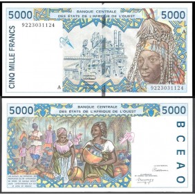 IVORY COAST (W.A.S.) 5000...