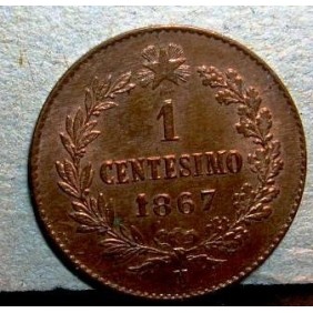 1 Centesimo 1867 M - FDC