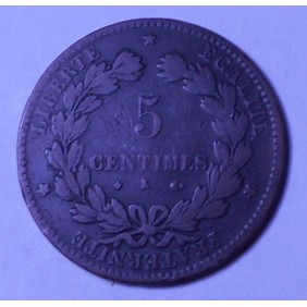 FRANCE 5 Centimes 1874 K