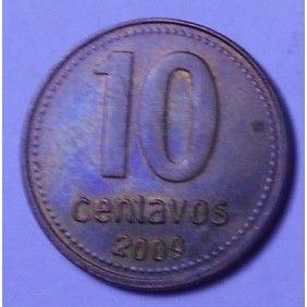 ARGENTINA 10 Centavos 2009
