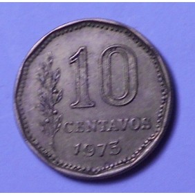 ARGENTINA 10 Centavos 1973