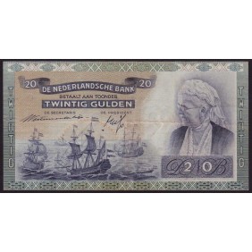 NETHERLANDS 20 Gulden 1941...