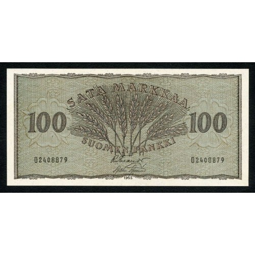 FINLAND 100 Markkaa 1955