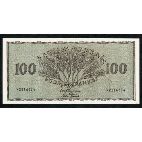 FINLAND 100 Markkaa 1955