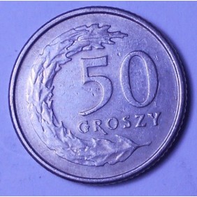 POLAND 50 Groszy 1990