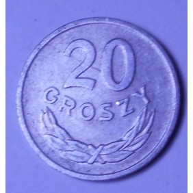 POLAND 20 Groszy 1963